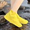 1pair Waterproof Silicone Rain Boot Covers - Reusable, Non-Slip Overshoes for Outdoor Use On Rainy Days
