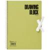 Caderno de desenho Maruman SM Olive Series Papel de desenho grosso 20 folhas S287X80 80 livros
