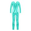 Kids Girls Ballet & Gymnastics Leotard: Long Sleeve Round Neck with Invisible Back Zipper for Training, Practice & Competition