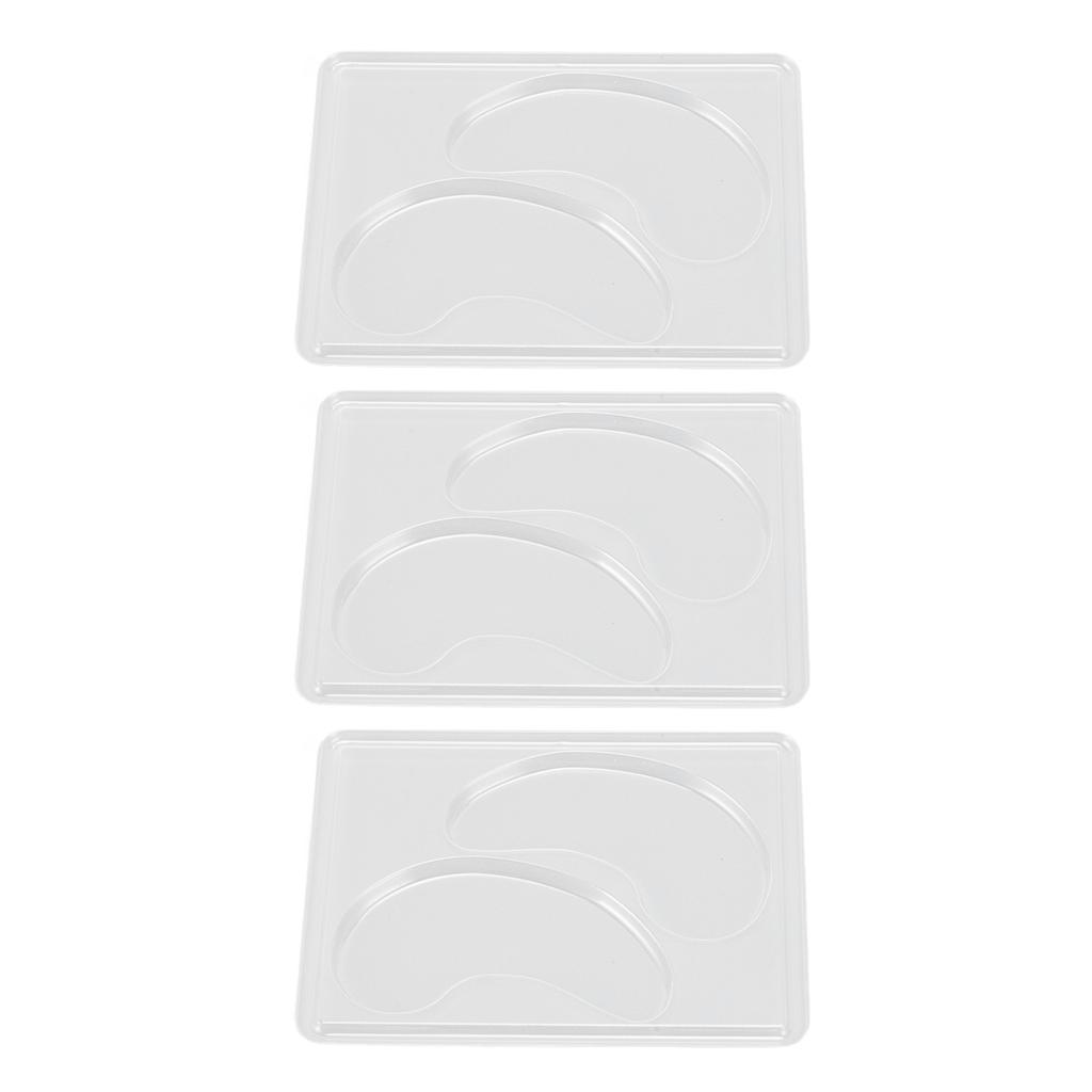 24 Pairs Under Eye Patches Mold Plastic Transparent Eye Patch Molds Tray for Facial Mask Machine