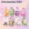 Stress Relief Fruit Bottle Squeeze Toy Transparent Durable Fidget Toy Funny Portable Gift For Long Car Road Trip Use