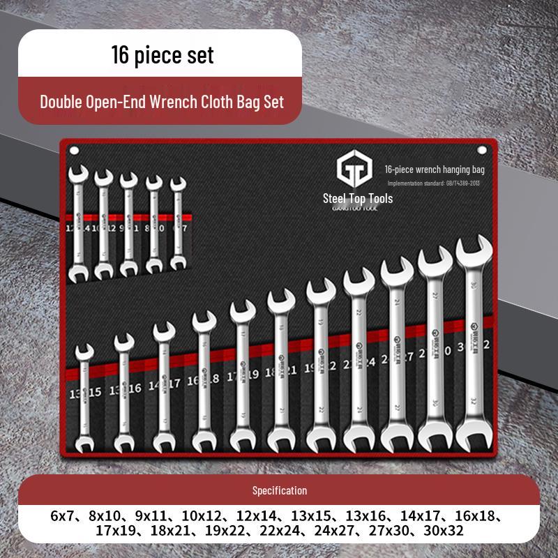 Dwustronny Zestaw Kluczy Otwartych - Małe Klucze Widełkowe Dwustronne Narzędzia Sprzętowe