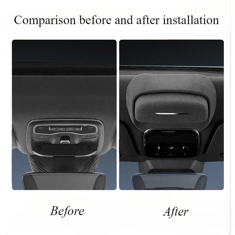 For LYNK & CO 08 Car Glasses Case Roof Sunglasses Protection Scratch-proof Storage Clip Auto Interior Modification Accessories