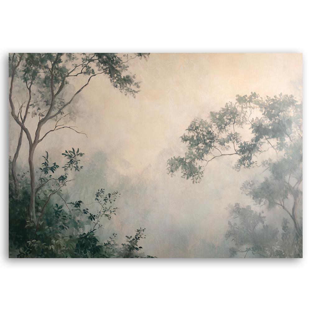 Imprimare pe pânză, Ceață în pădure