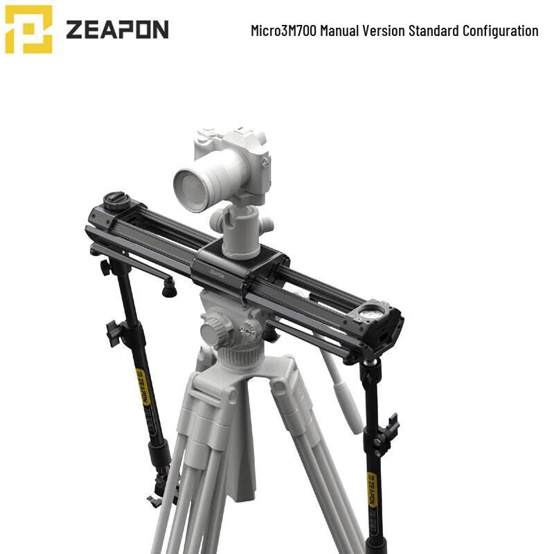7ZEAPON Micro3 Electric Slider for DSLR/Mirrorless Cameras: Portable Manual & Electric Control for Time-lapse Photography