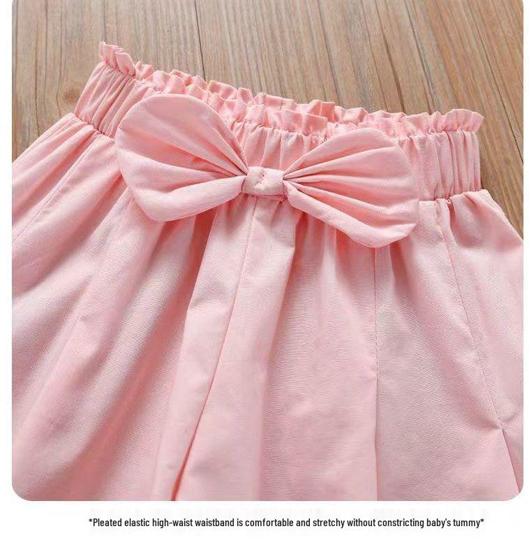 Letnie Szorty Casualowe Pięciopunktowe dla Dziewczynek 2025 - Dziecięce Lekkie Szorty Hot Pants dla Małych i Średnich Dziewczynek