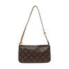 [Pre-Owned] Classic Monogram Canvas With Leather Trim Shoulder Bag - Very Good #MSX3W7