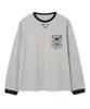 MILLO ARCHIVE S.I.D Ringer Long Sleeve T-Shirt [Melange Gray]