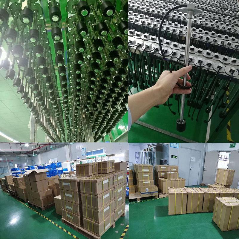 Hot Sale 52mm R Ohm Water Level Gauge 200 250 300 350 450mm Water Level Sensors 0-190ohm for Car Boat Yacht 8 Colors Backlight