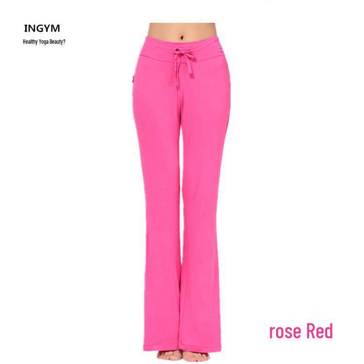 Women's Modal Micro-Flare Fitness & Dance Pants - Loose Yoga & Casual Long Pants