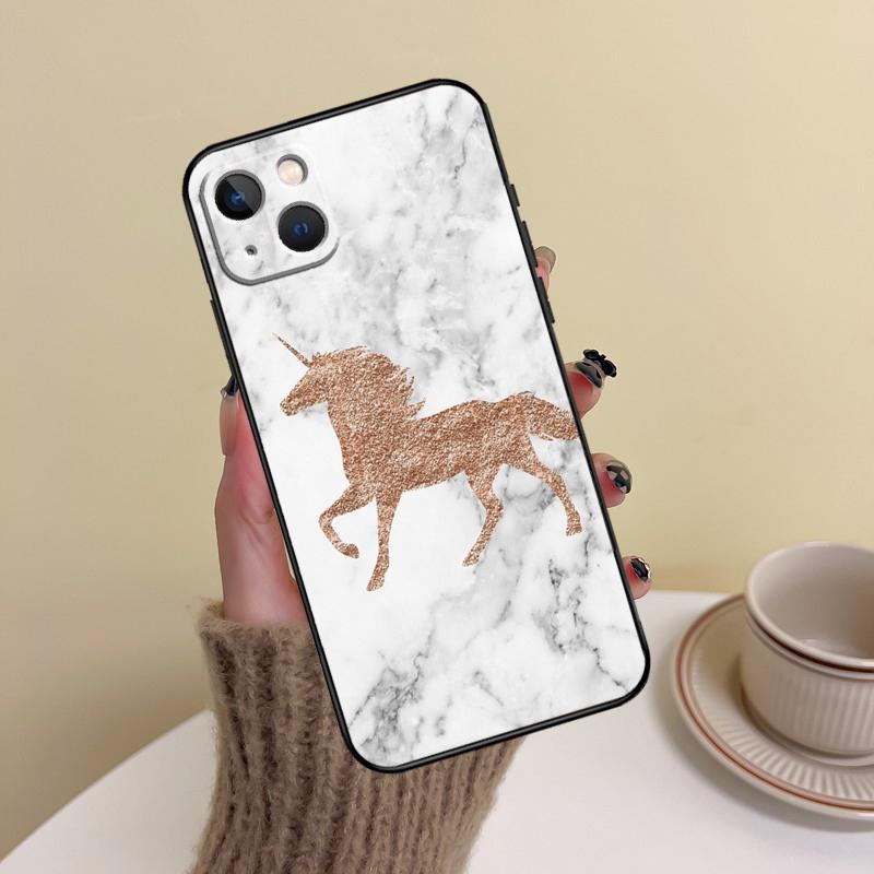 Horse Pony Pattern Phone Case For iPhone 15 14 Plus 11 12 13 16 Pro Max Mini 7 8 X XR XS Max Cover