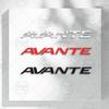 Car Sticker For AVANTE Lettering Logo 3D Decal Grille Body Decoration Badge Rear Trunk Emblem Decor Accessories