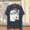 Vintage 90s Sunfaded Blondie Black Unisex Heaven Cotton T-Shirt High Quality Summer Premium Upper Harajuku