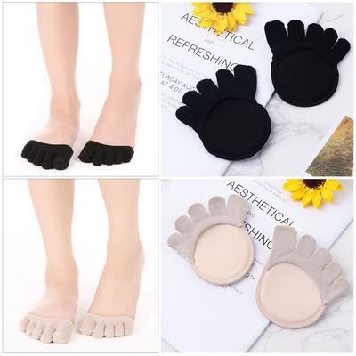 Insoles Foot Care Pain Relief Invisible Socks Five Fingers Socks Non-Slip Forefoot Pad Toe Socks