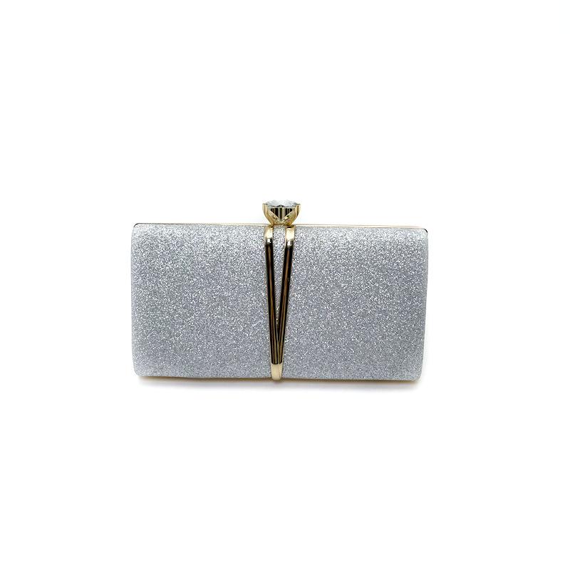 Shiny Glitter Evening Clutch Bag Women Wedding Purse Party Banquet Handbag Lady Elegant Daily Club Chain Crossbody Shoulder Bag