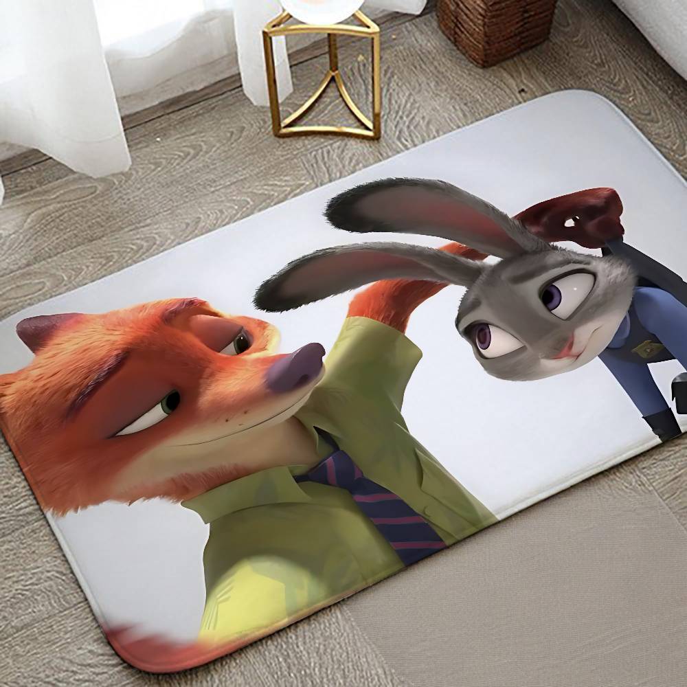 Cartoon C-Zootopia-A Floor Mat Living Room Rug For Bedroom Welcome Mat Outdoor Rug