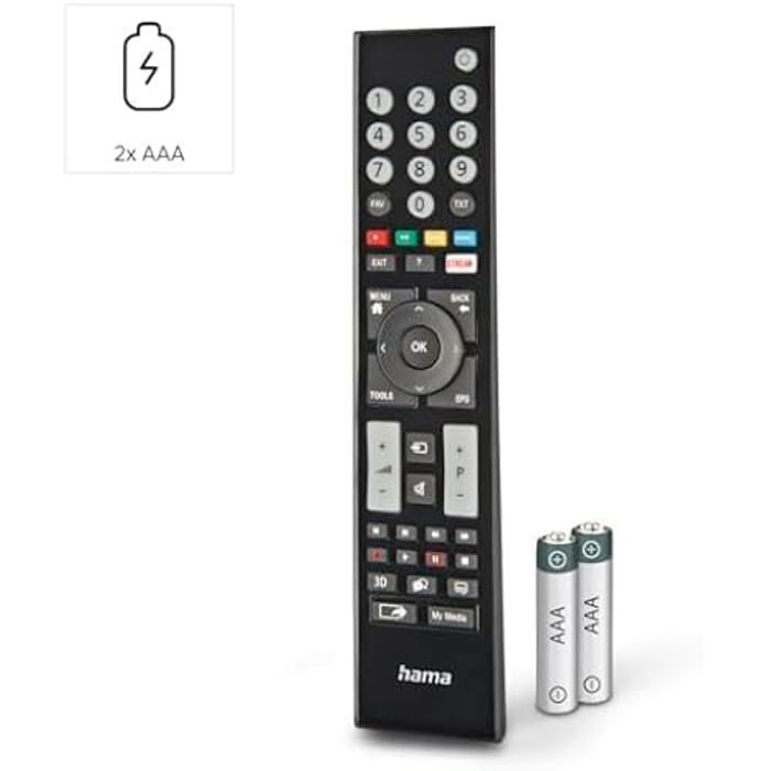 Télécommande Universelle - HAMA - Grundig - Infrarouge - Apprenante - 10 m de portée