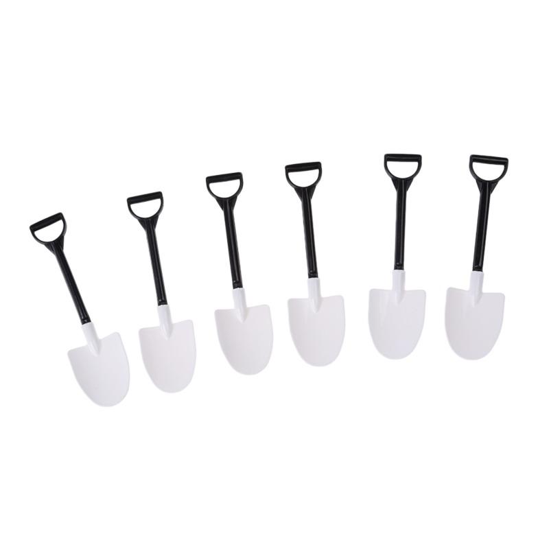 50 pezzi/confezione Paletta Cucchiaino Mini in Plastica Monouso Cucchiaino per Gelato Torta in Vaso per Bambini Dessert Tè Caffè Cucchiaini Forniture per Feste