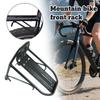 Portacargas delantero para bicicleta de montaña Soporte de cesta Aleación de aluminio Soporte de carga para horquilla delantera para ciclismo Equipo de bicicleta