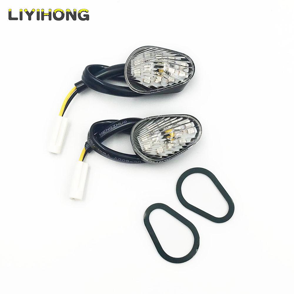 Motorcycle Turn Signals LED Indicator Flashing Lights Bulb Flush Mount for Yamaha YZF R1 2002-2008 for Yamaha YZF R6 2003-2008