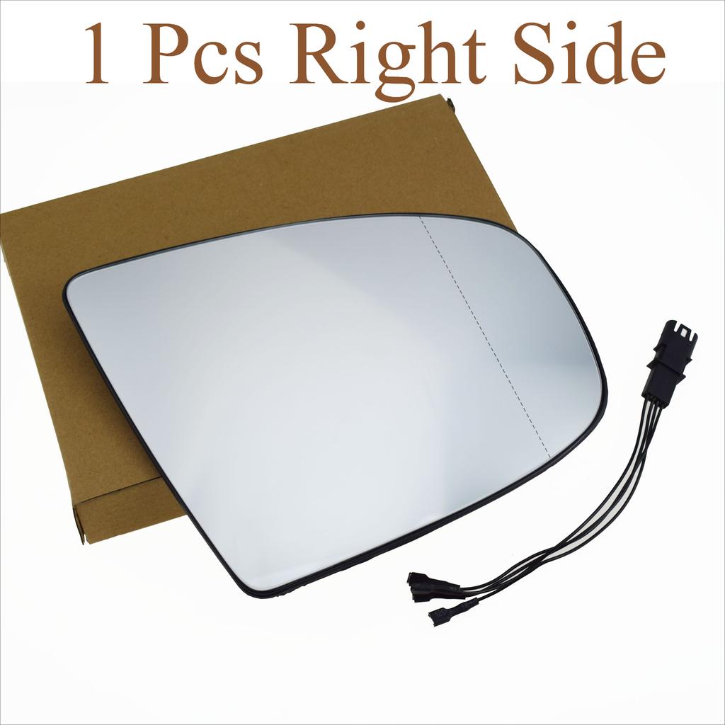 1 Pcs For BMW X5 E70 (2006-2013), X6 E71 & E72 (2009-2014) Heated Rearview Door Mirror Glass Left Driver or Right Passenger