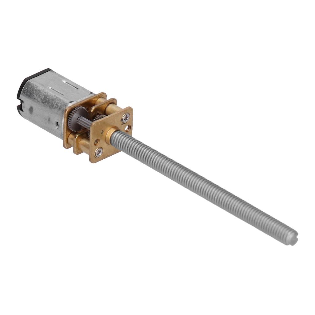 DC 6V Linear Gear Motor Electric Lead Screw Gearbox M4x55mm 180RPM for Home Appliances