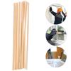 10 Pcs Triangular Wooden Strip Window Molding Trim Decor Decoration Frame Model for Screen Retro