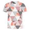 Summer 3D Gold Fashion Digital Harajuku Print Short Sleeve Round Neck Men's Casual Personality Hip Hop Street T-shirt Tops
