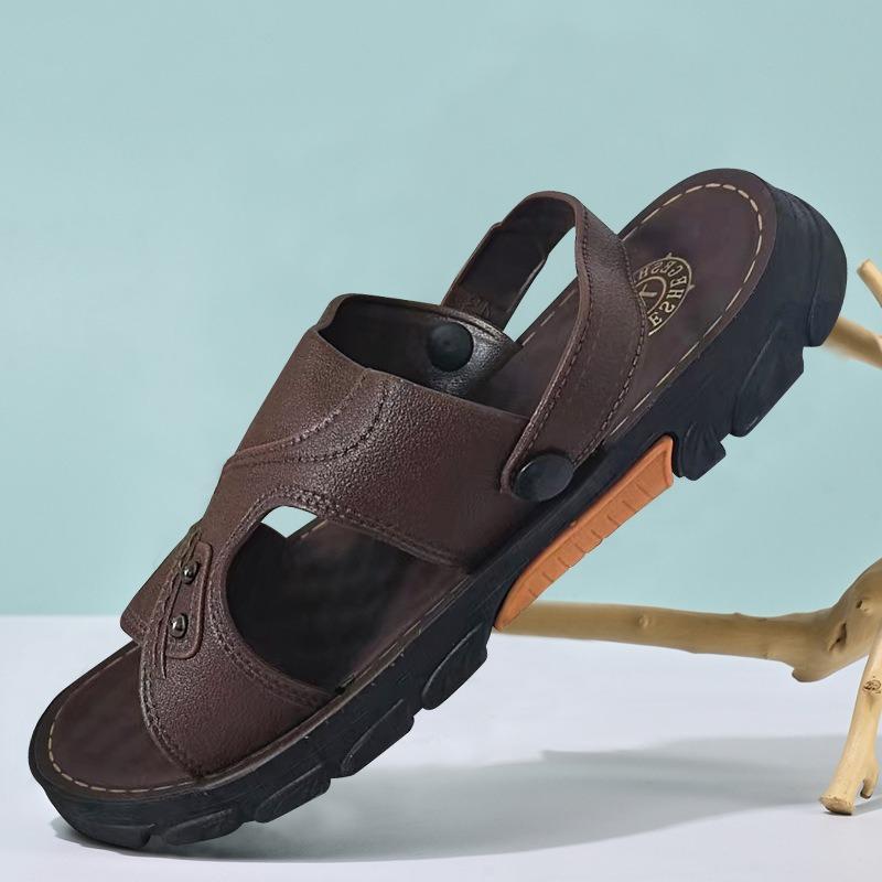 

Popular sandals men s trendy models can be worn outside the car non-slip dual-purpose dad men s sandals summer beach sandals men 44