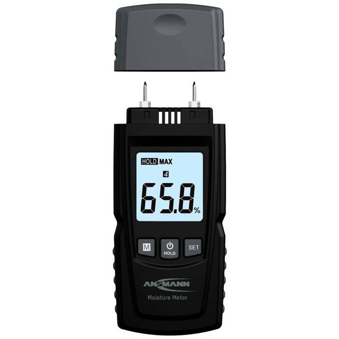Humidimètre pour matériaux Ansmann Plage de mesure de l'humidité de construction 0 à 12.2 % vol Plage de mesure de l'hu