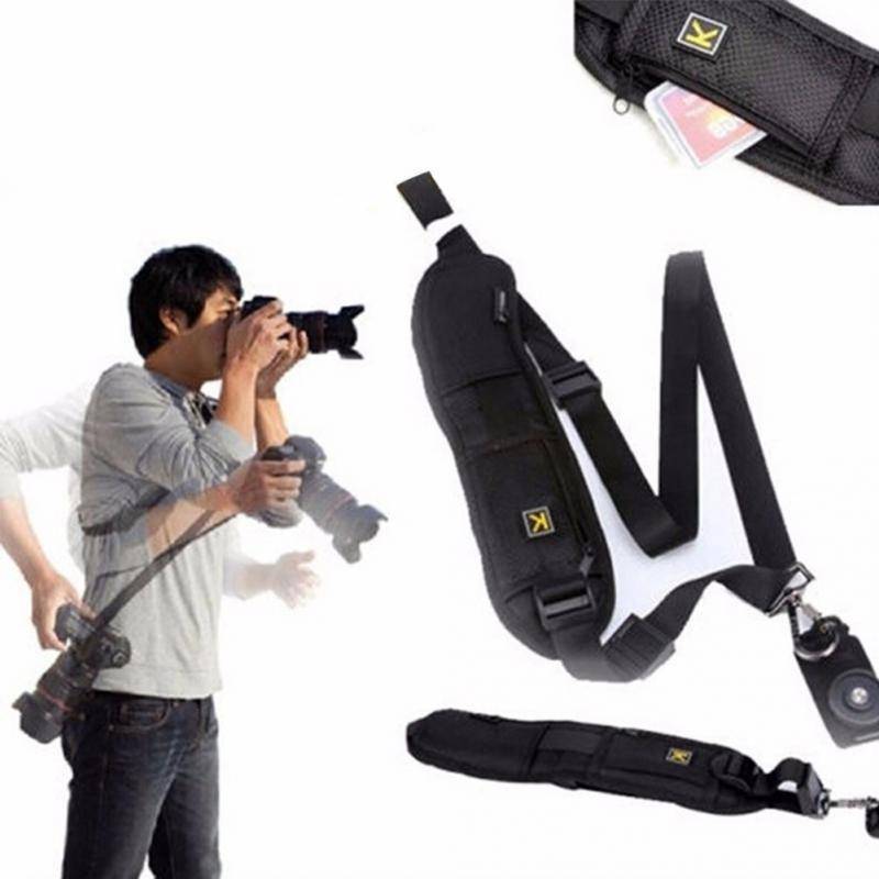 Flexible Camera Strap For Dslr With Metal Components And Comfortable Padding