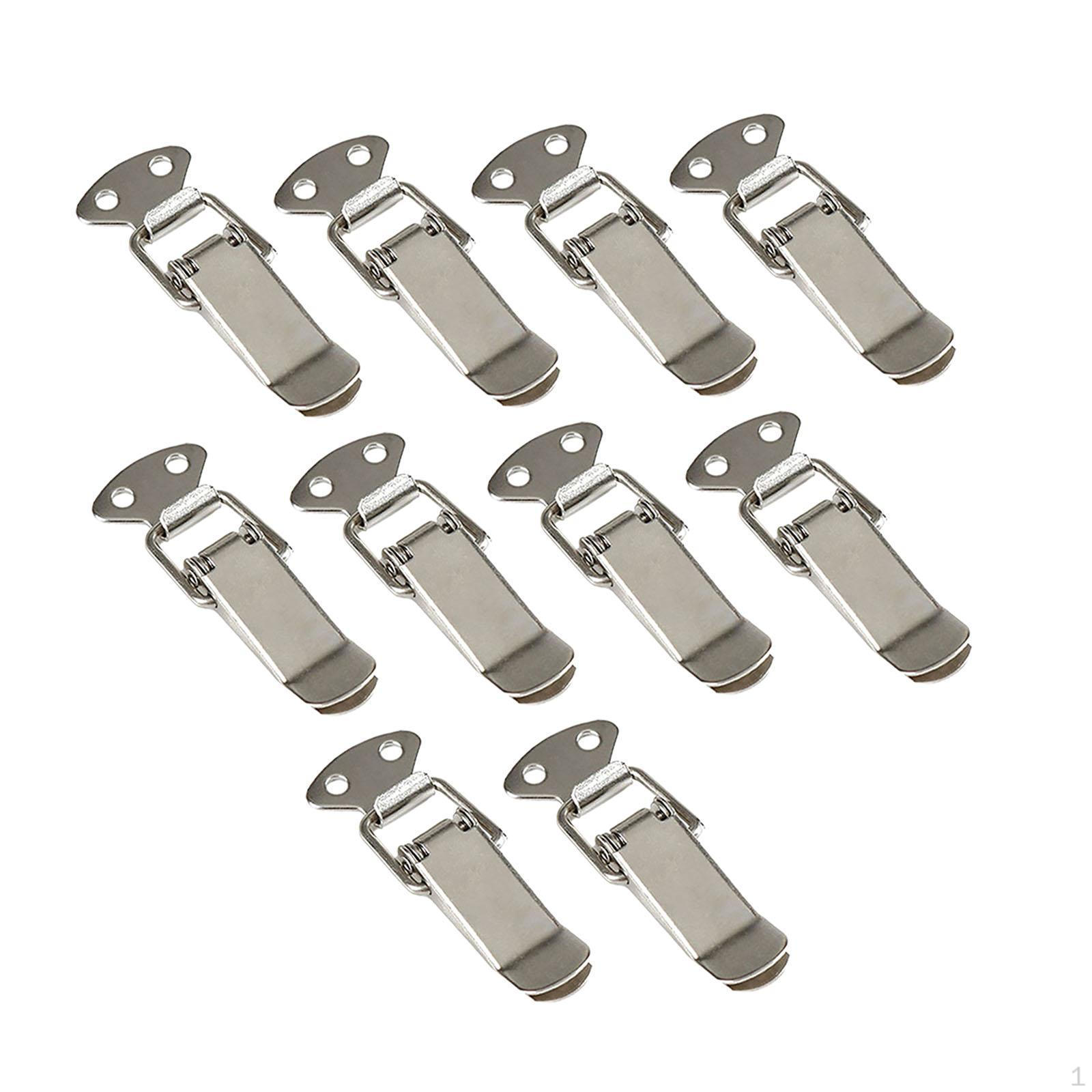 

Spring Loaded Toggle Latch Set for Enhanced Security without Padlock Hole
