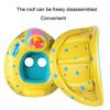 Sunshade Baby Kids Float Seat  Inflatable Swim Swimming Ring Pool Water 