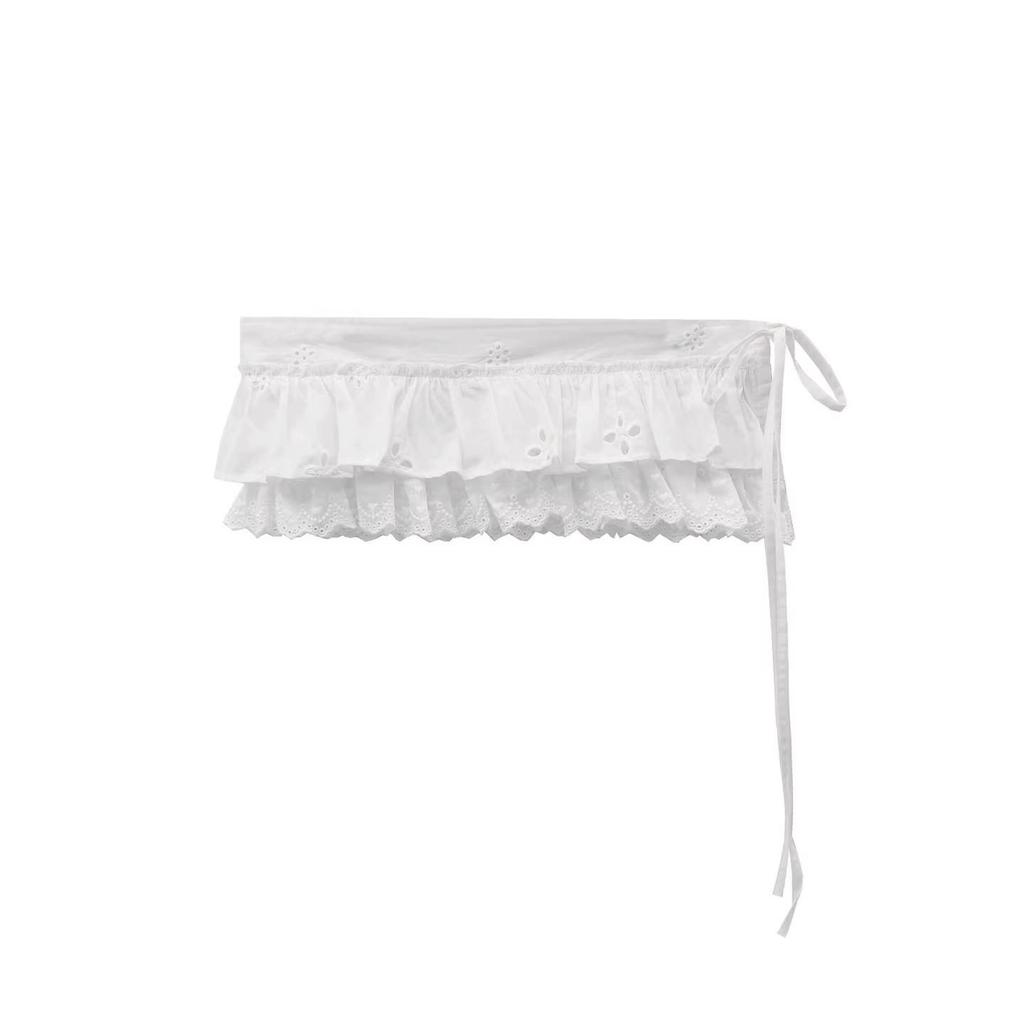 Pure Desire Embroidered Lace High-Waist Skirt Cover-Up
