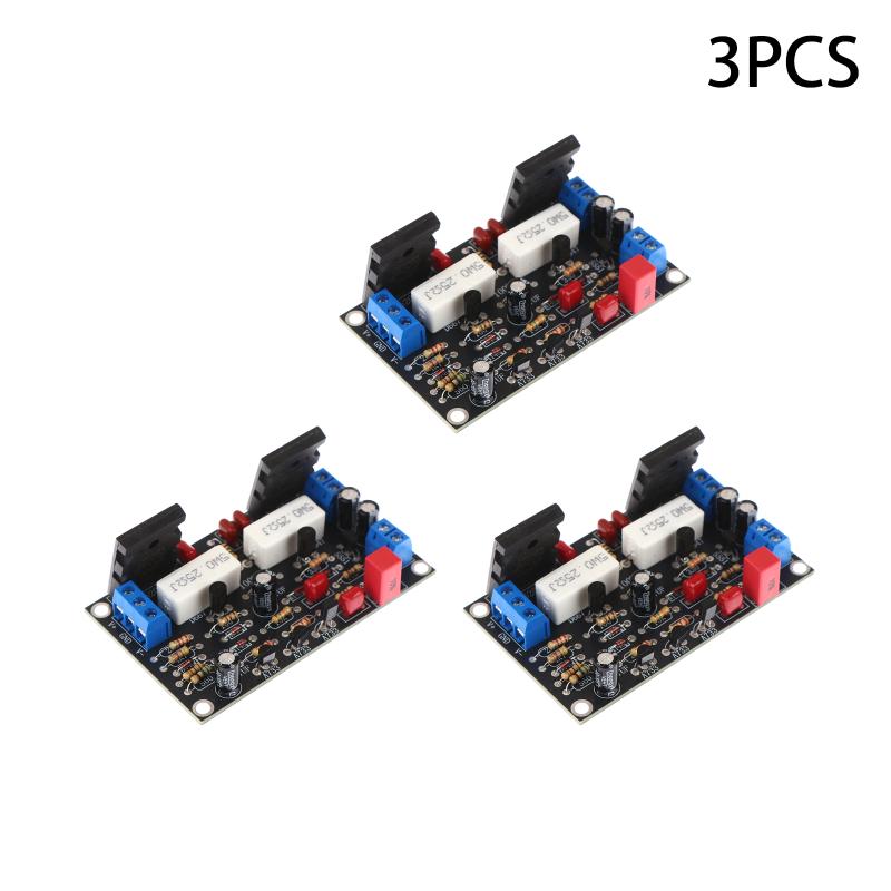 1/2/3Pcs New 2SC5200+2SA1943 Tube 100W High Power Mono Audio Amplifier Board Speaker Protect Relay