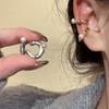 New Vintage C-Shaped Ear Cuff Non Pierced Clip Earring for Women Girl Trendy Punk Pearl Cuffs Wedding Jewelry Accessories