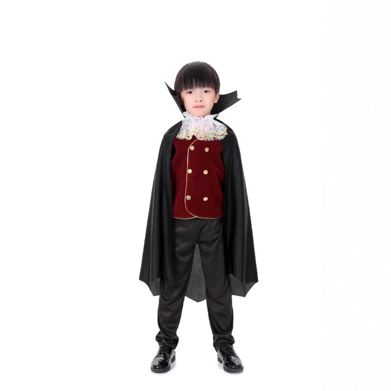 Halloween Children's Costume Horror Vampire Dark Vampire Prince Stage Costume