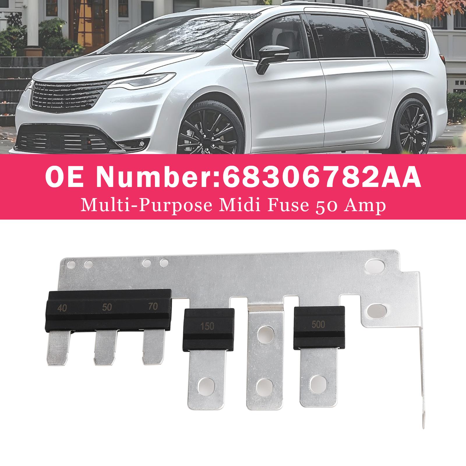 Multi-Purpose Midi Fuse 50 Amp 68306782AA For Chrysler Pacifica Voyager 2020-2025