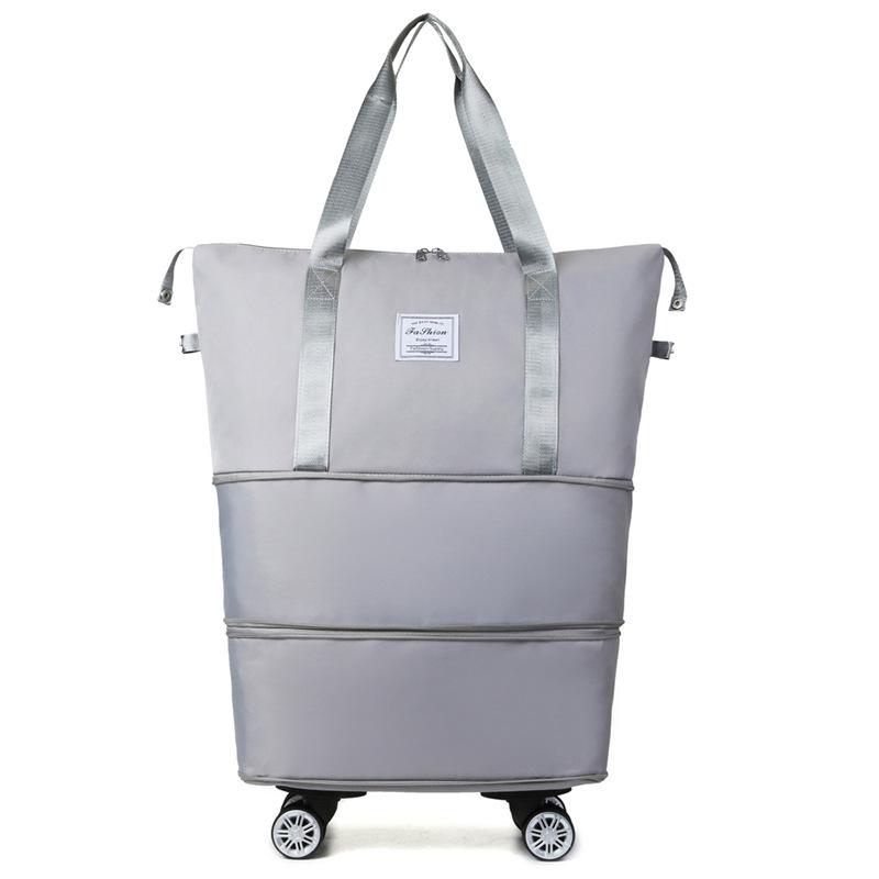 Expandable Travel Luggage: Multi-Function Bag with Wet/Dry Separation for Fitness, Sports, Maternity, and More