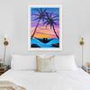 New 5D DIY Diamond Painting Beach Sunset Diamond Embroidery Scenery Cross Stitch Full Round Drill Crafts Home Decor Gift