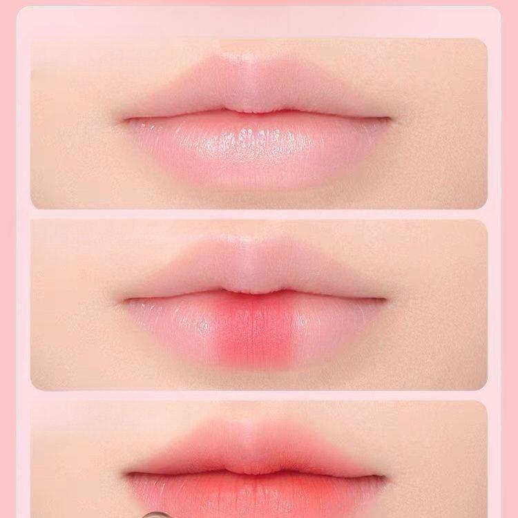 Silicone Lip Brush Lip Mud Lipstick Brush Lip Round Brush with Cover Concealer Brush Head Portable Blending Stick