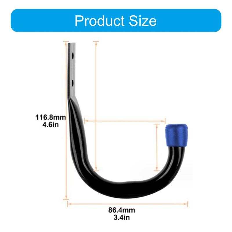 Cycle Rack for Garage Bicycles Wall Hanger Hook Wall Mount Hook Bikes Parking Hanging Holder Stand for Mountain Bikes