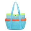 Portable Beach Tote Bag Foldable Breathable Mesh Beach Storage Bag Large Capacity Quick Dry Toiletry Bag