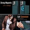 WEFOR Magnetic 2 In 1 Detachable for Samsung Galaxy S25 S24 S23 S22 Ultra Wallet Case with Card Holder, RFID Blocking Kickstand