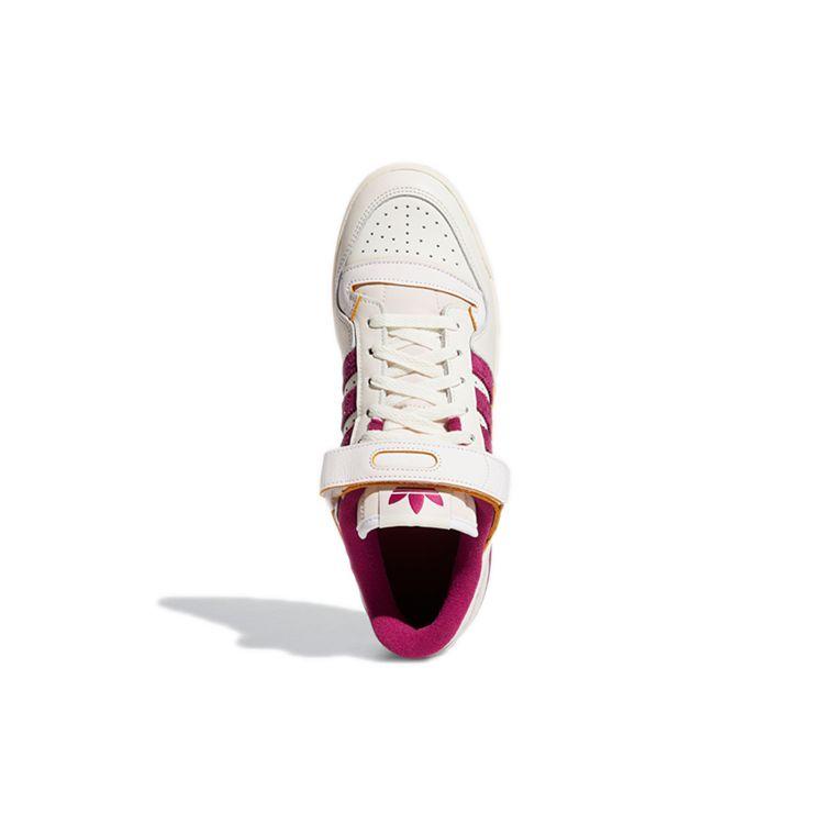 Adidas Originals Forum 84 Low Power Berry Vintage Durable Lightweight Low-Top Sneakers Unisex sneakers White Purple GV9114