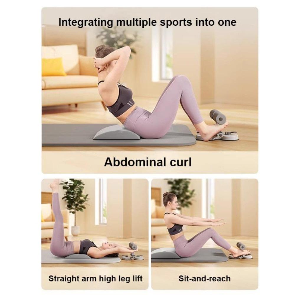 With Tension Rope Sit Up Abdominal Trainer Abdominal Trainer Floor Equipment  for Home Gym