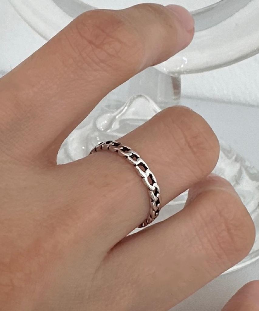 Baradu [Baradu 925] Antique Chain Ring