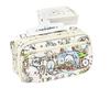 Small Red Book Cartoon Pencil Case With Multilayer Storage And Zipper For Students