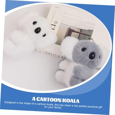Plyšák Koala Medvěd Plyšová Hračka Zvířátko Dětské Hračky Zvířátka Měkký Roztomilý Klíčenka Přívěsek pro Děti Taška, Peněženka, Batoh, Kabelka