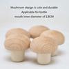 50 Pieces Wood Wine Corks Wine Stopper T Shaped Stoppers Wine Bottle Stopper Wood Material Perfect Gift for Wine Lovers